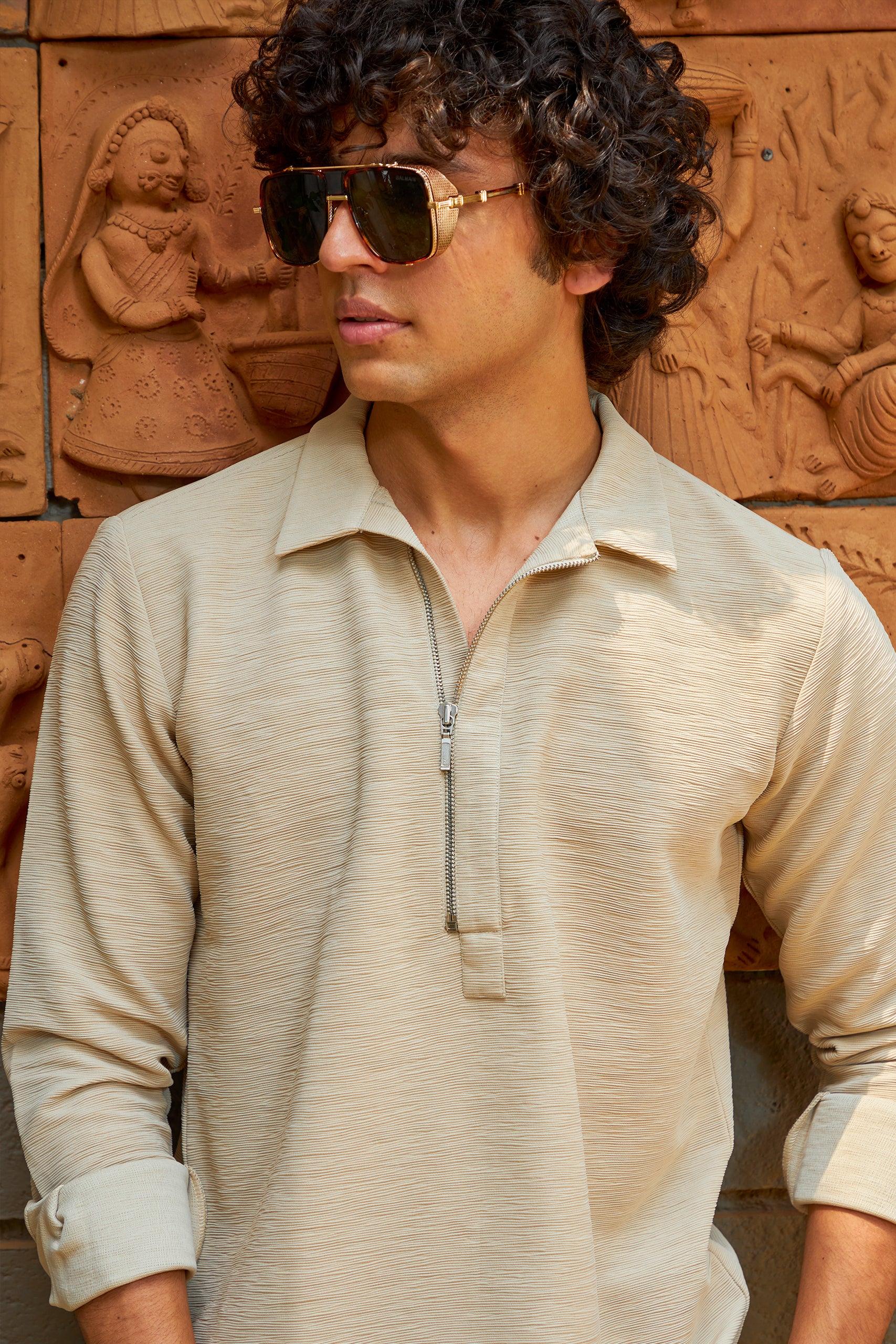 Ecru Travel Kurta