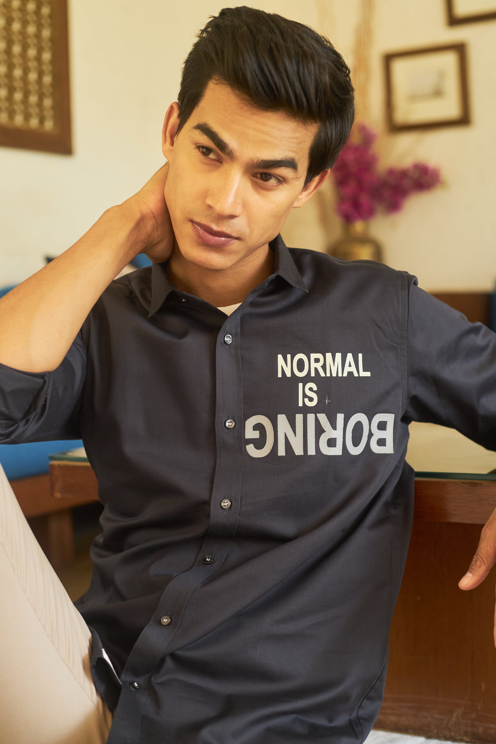 Normal is Boring Grey Entrepreneurs Shirt