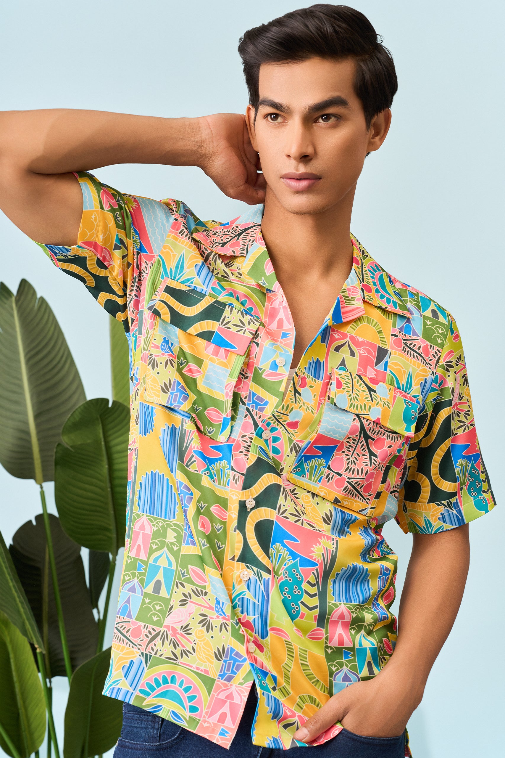 Mykonos Printed Shirt