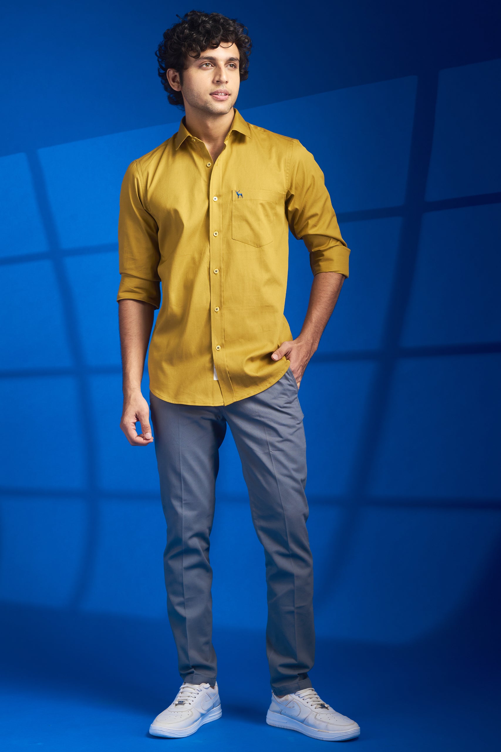 AMBER YELLOW SHIRT