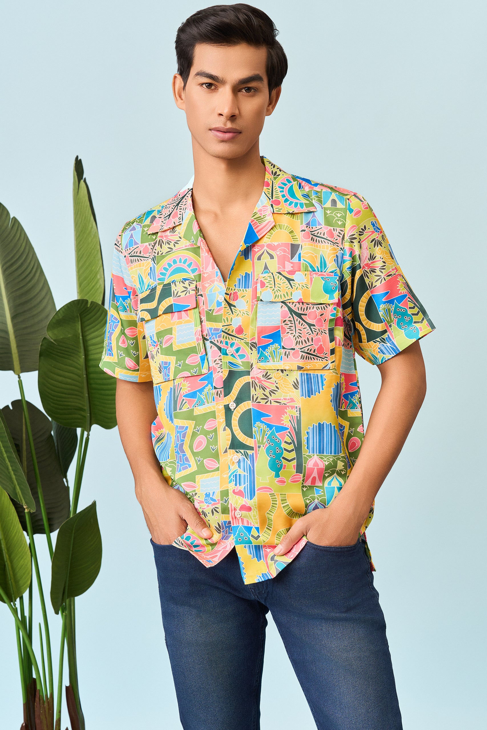 Mykonos Printed Shirt