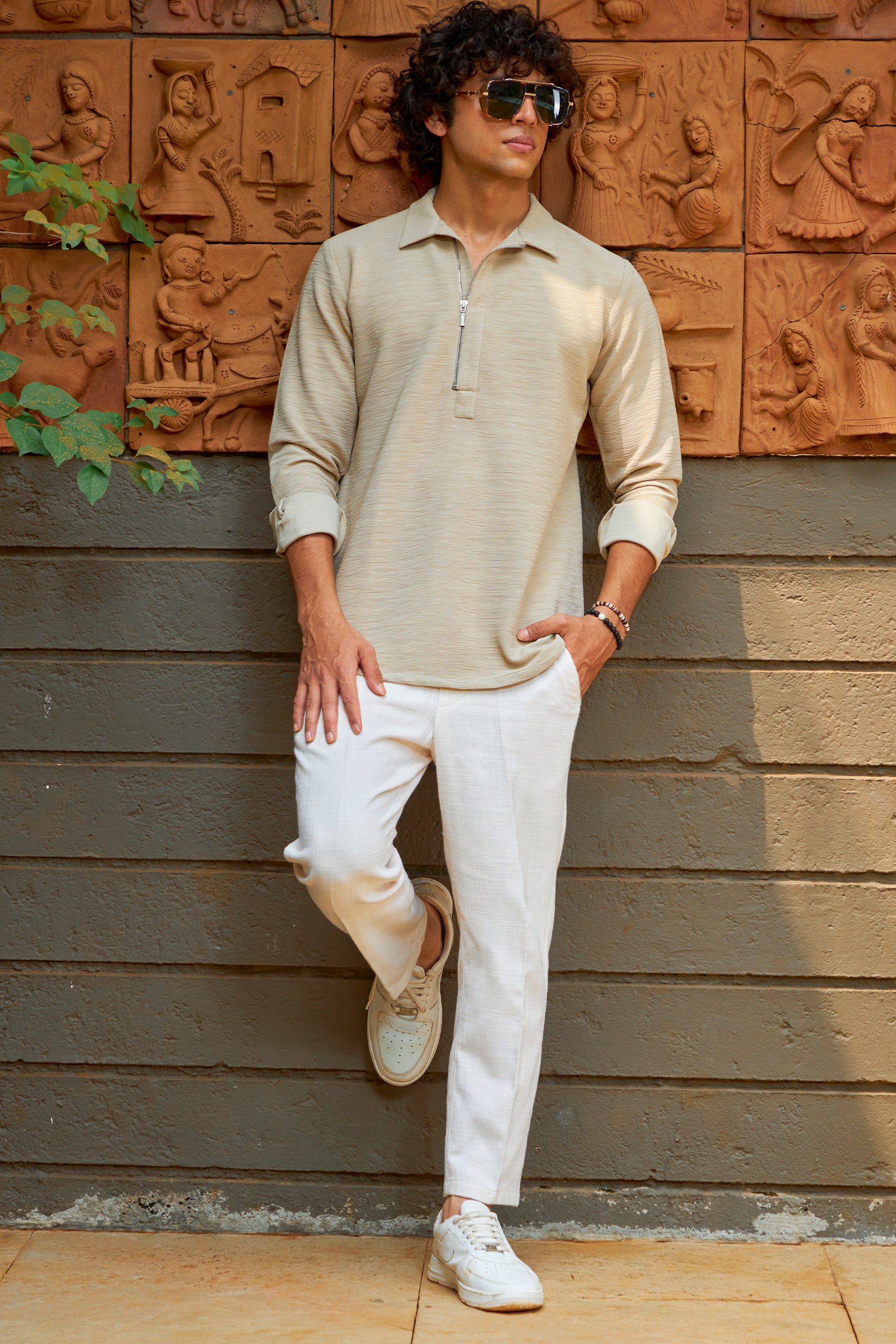 Ecru Travel Kurta