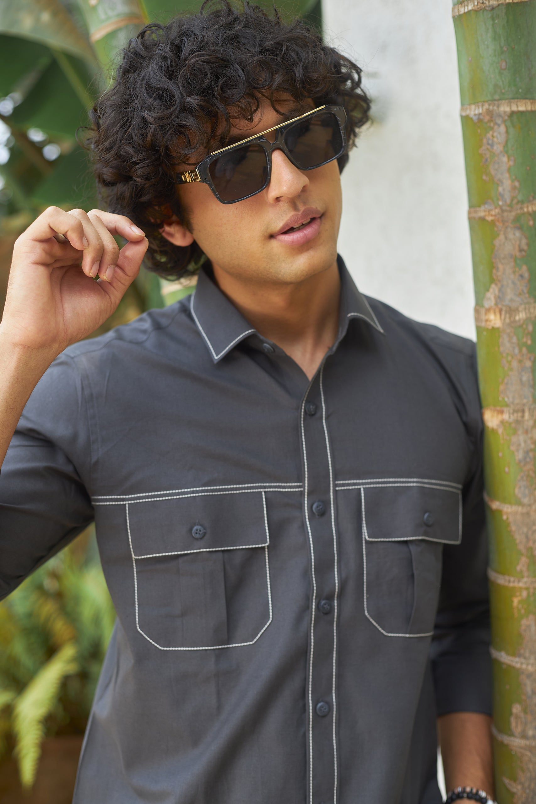 Graphite Grey Safari Shirt