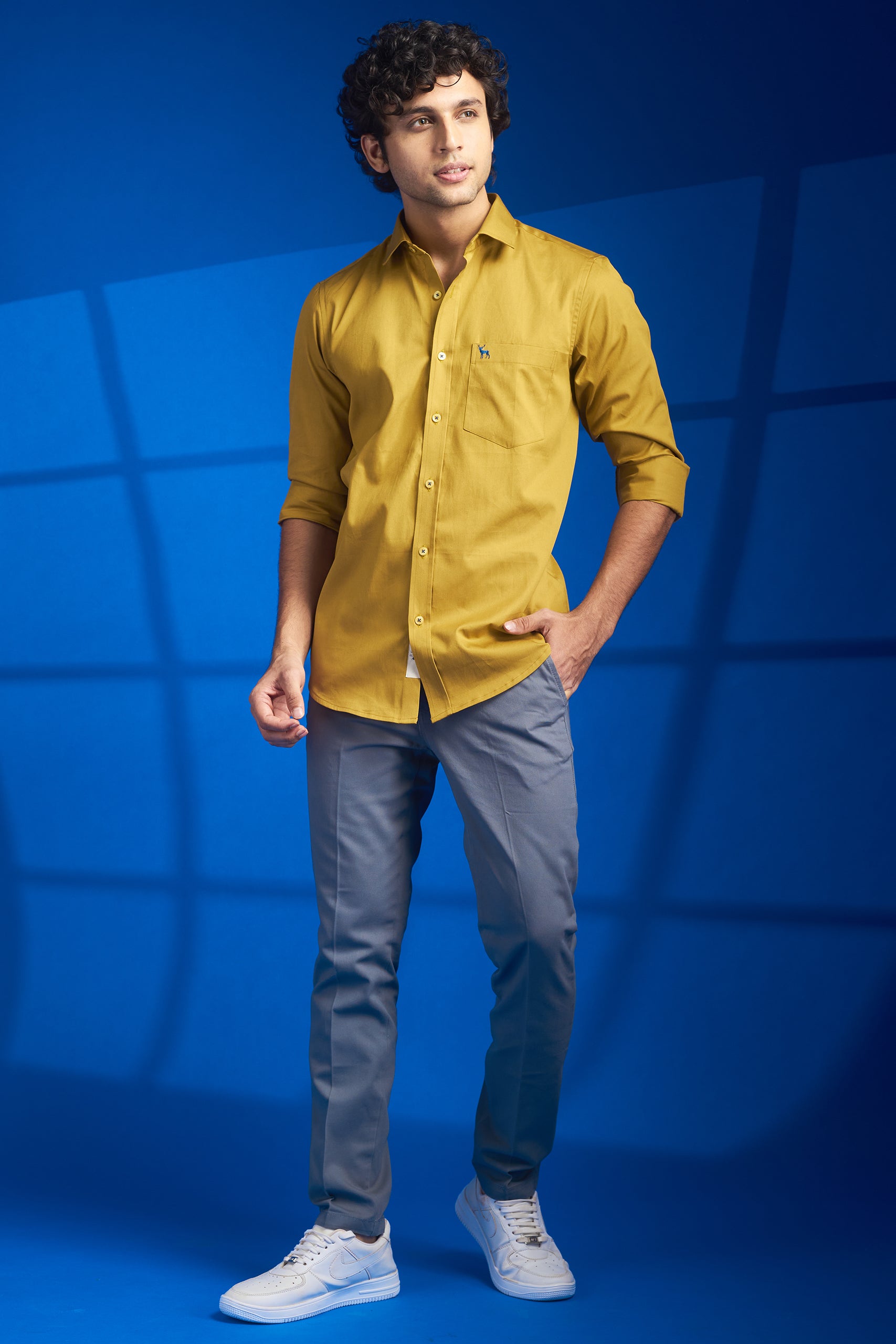 AMBER YELLOW SHIRT