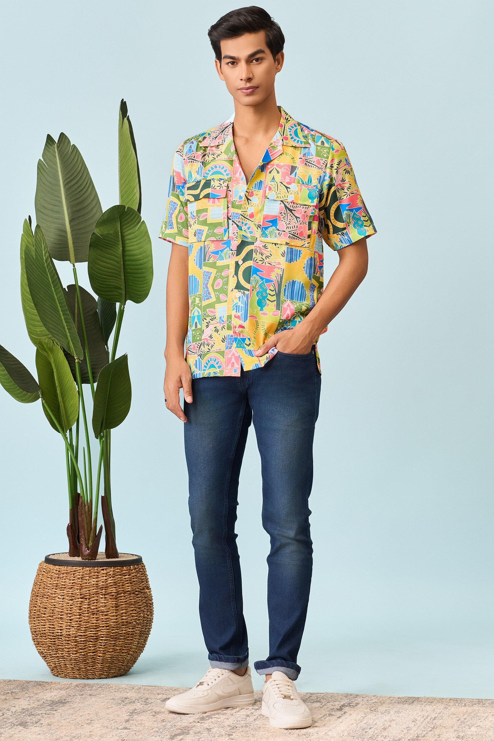 Mykonos Printed Shirt