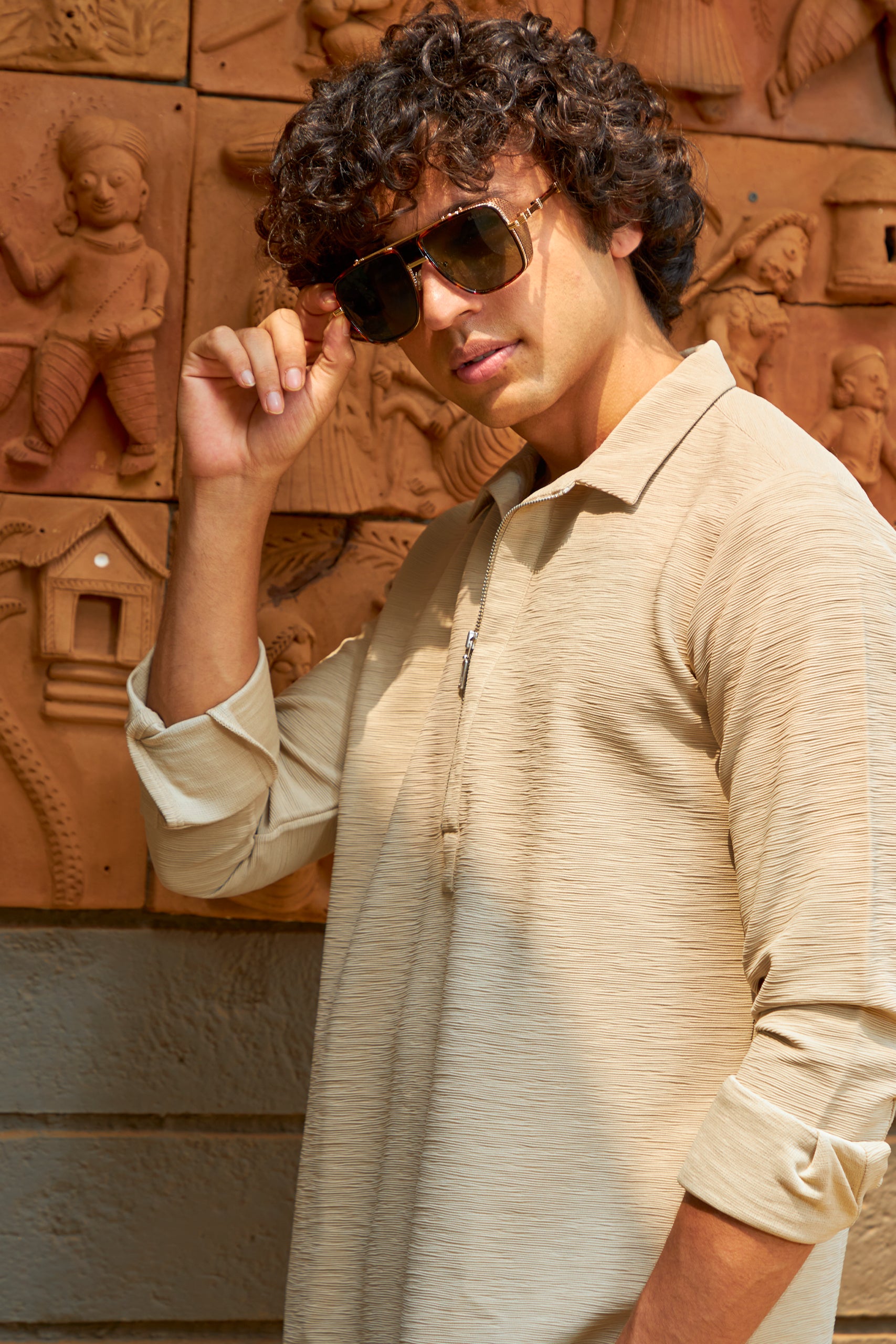 Ecru Travel Kurta