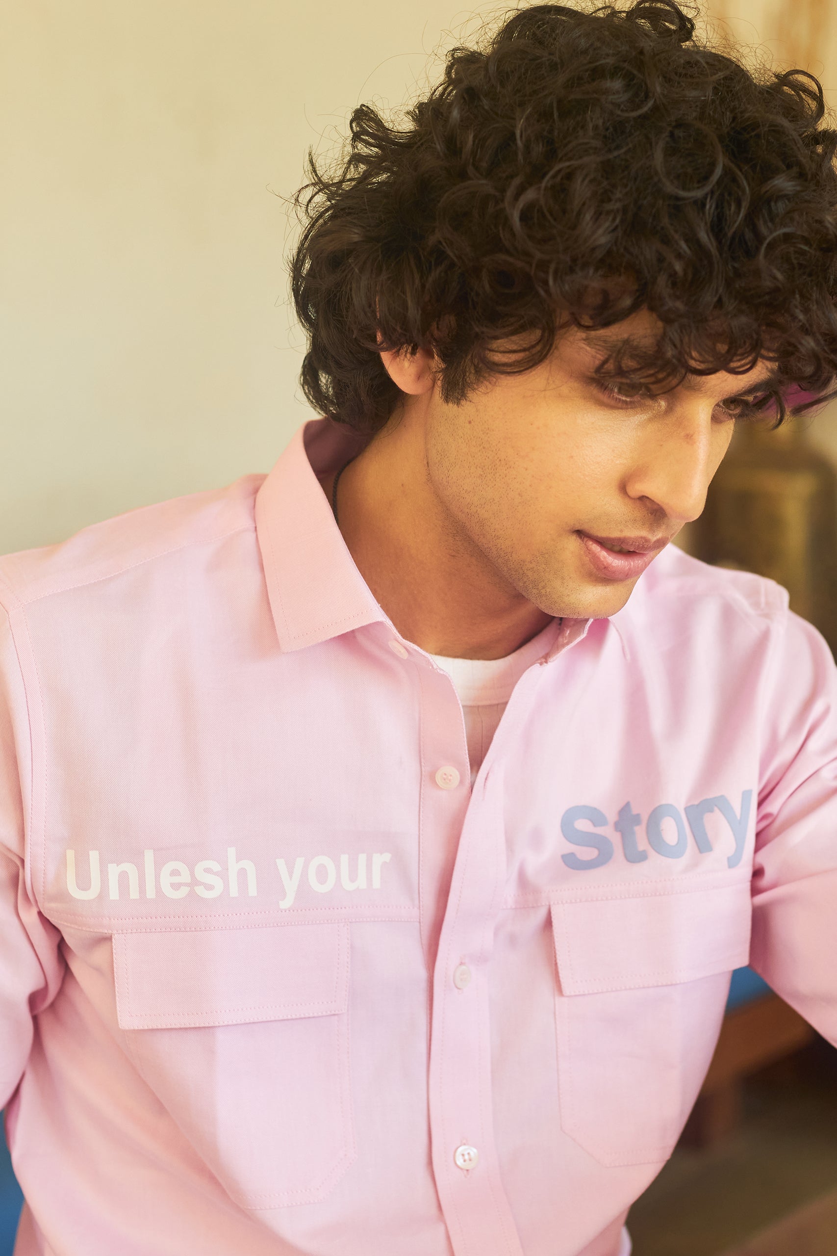 Unlesh Your Story Pink Entrepreneurs Shirt