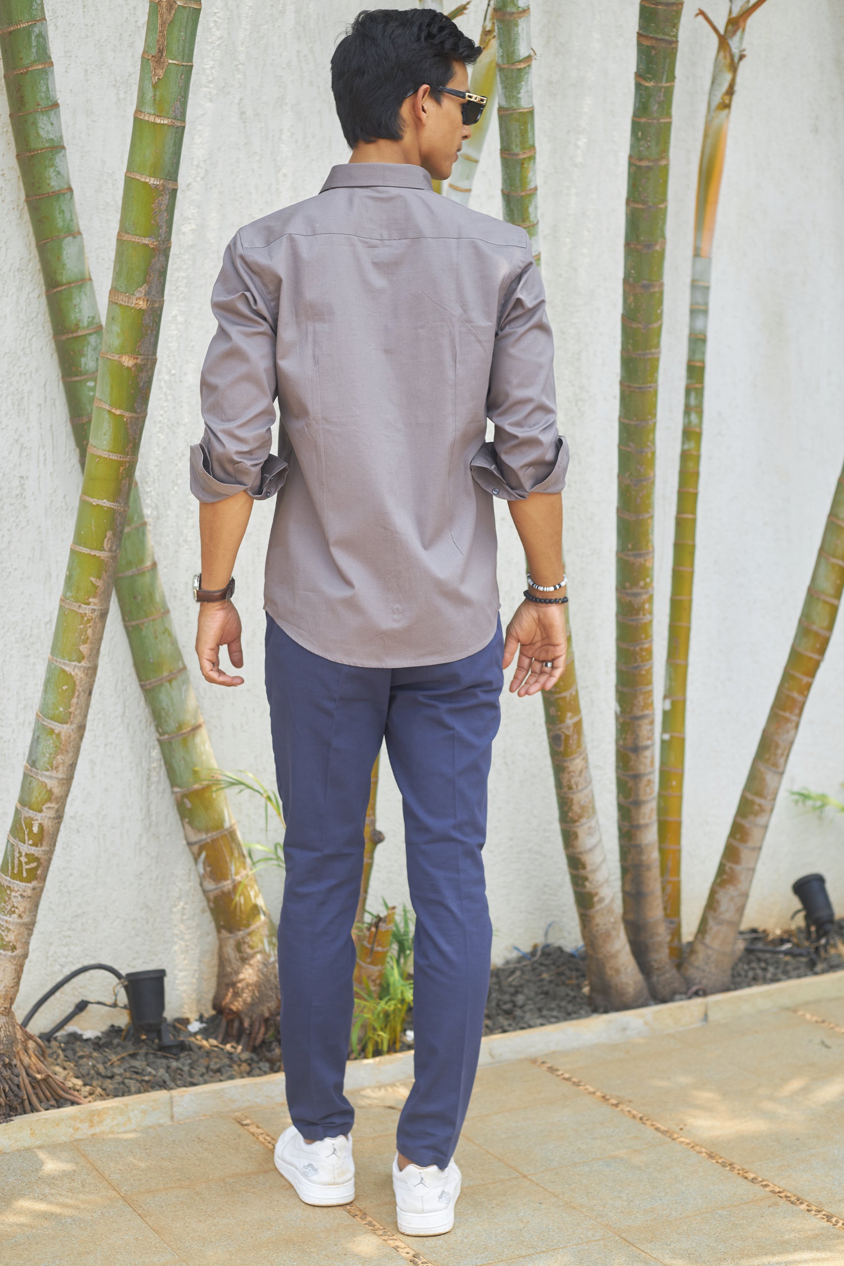 Fossil Grey Safari Shirt