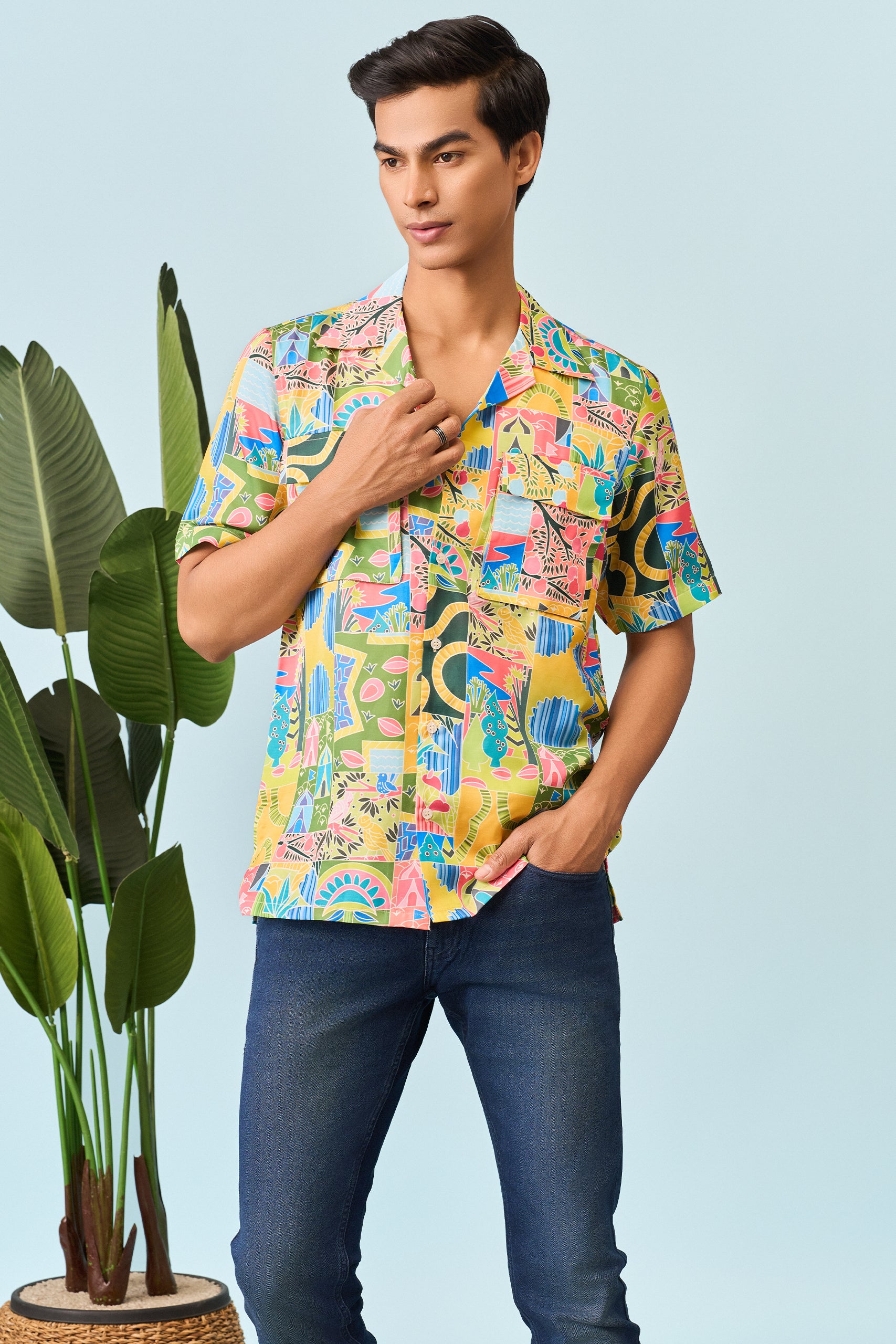 Mykonos Printed Shirt