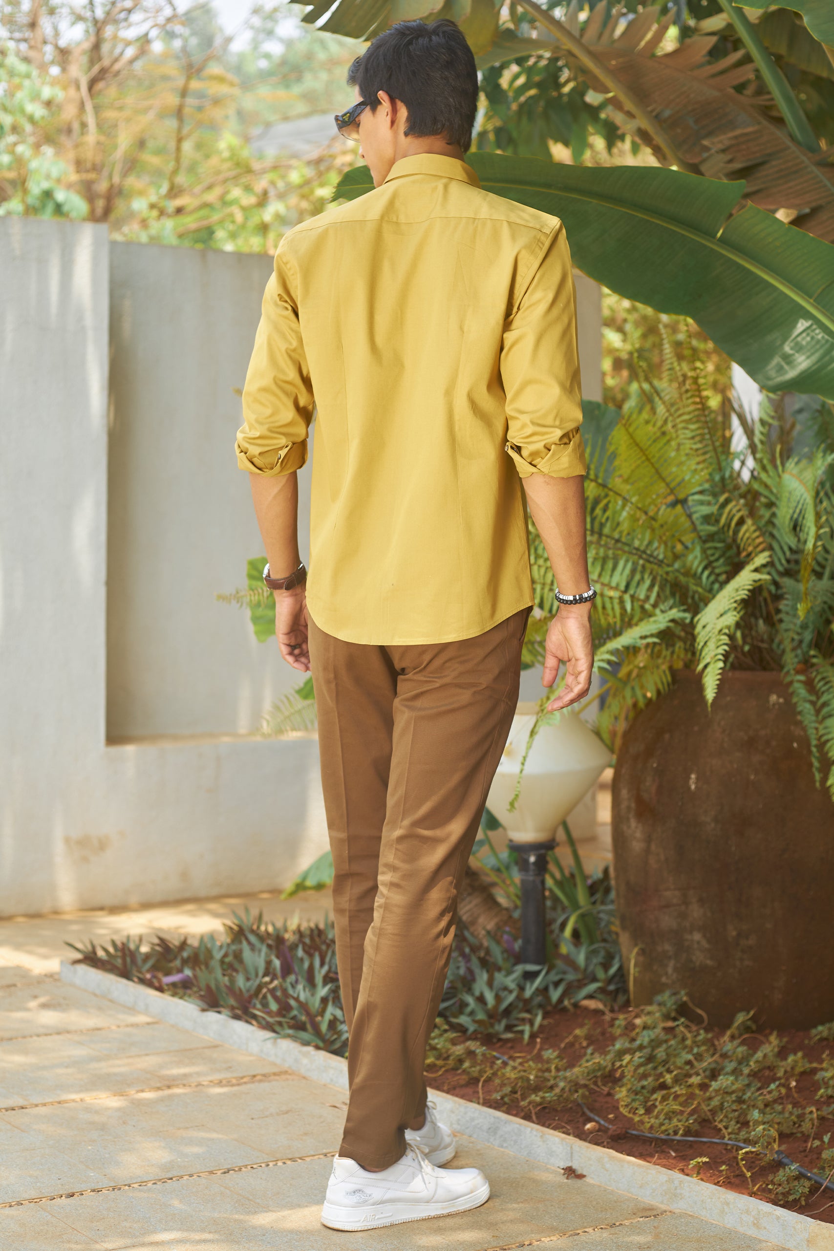 Dijon Yellow safari Shirt