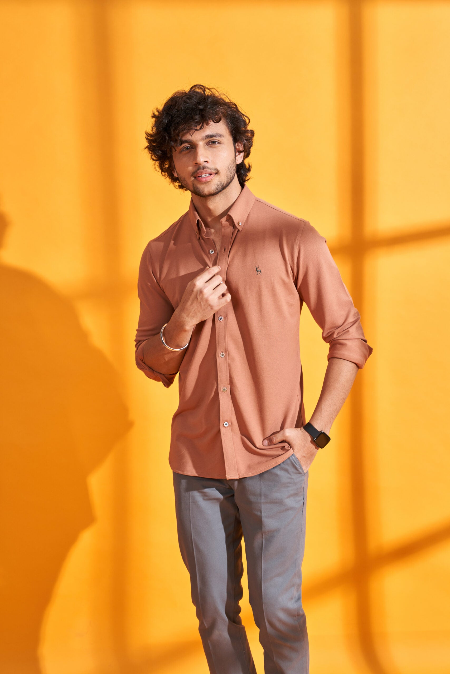 Amber Interlock Shirt